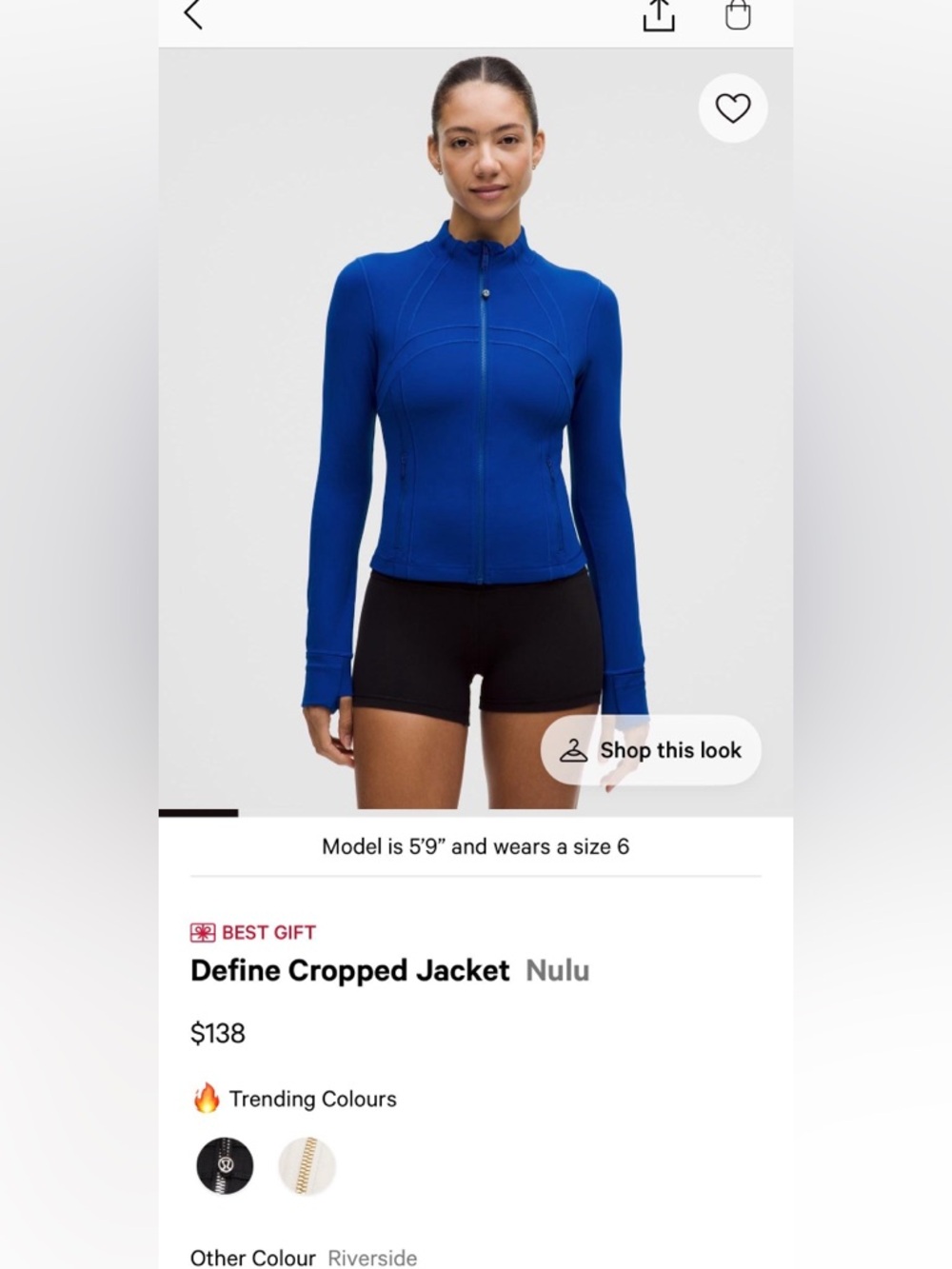 Cropped riverside definite jacket